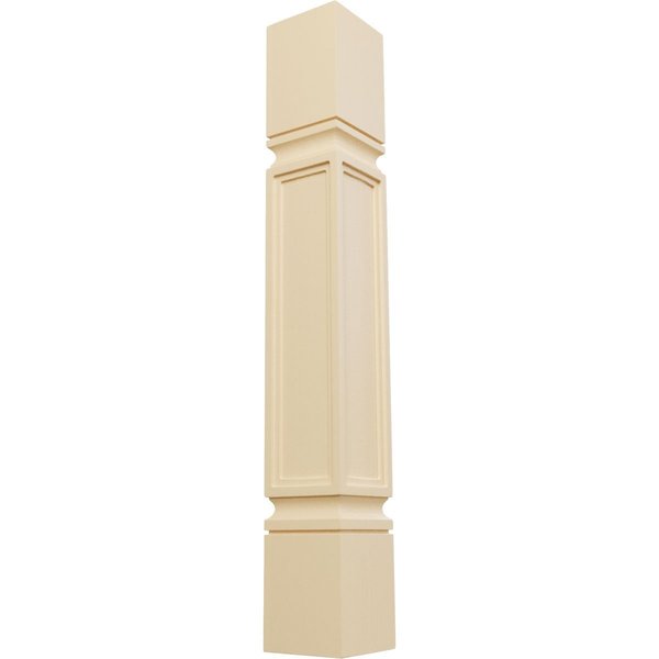 Ekena Millwork 5"W x 5"D x 35 1/2"H Kent Raised Panel Cabinet Column, Maple COL05X05X35KEMA